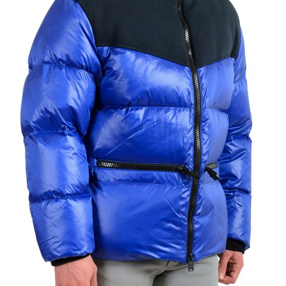 Hugo Boss Men's "Desio" Blue Down Parka Jacket - Picture 2 of 9